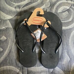 Havaianas Classic Platform Black Sandals